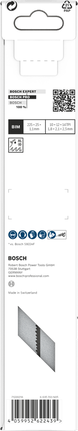 Embalagem com lâminas de serra bimetálicas Bosch PRO Thick Metal S1137HBF.