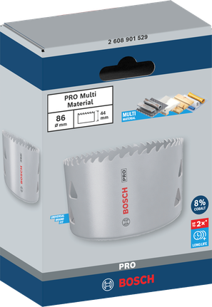 Serra copo Bosch PRO Multi Material 86 mm.