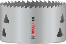 Serra copo multimaterial Bosch PRO de 86 mm para corte roscado.