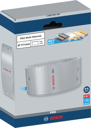 Serra copo Bosch PRO Multi Material 111 mm.