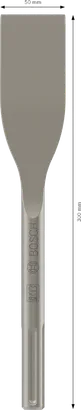 Cinzel para azulejos Bosch PRO SDS max-5C 50x300 mm.