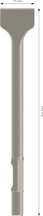 Cinzel tipo pá Bosch PRO HEX 30-4C 75 mm x 450 mm.