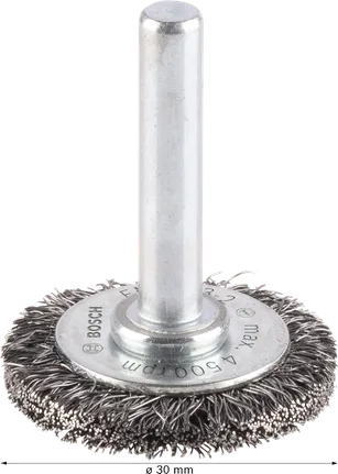 Disco de corte Bosch PRO Metal Clean com haste reta de 30 mm.