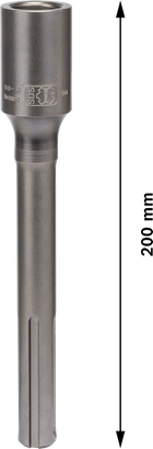 Adaptador Bosch PRO SDS max 200 mm para martelos rotativos.