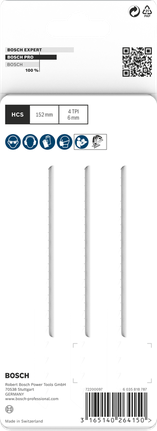 Lâminas de serra tico-tico Bosch PRO Wood Precise T344DP 152 mm 3 peças.