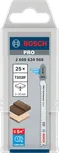 Lâminas de serra tico-tico Bosch PRO Hardwood Clean T101BF, embalagem de 25 unidades.