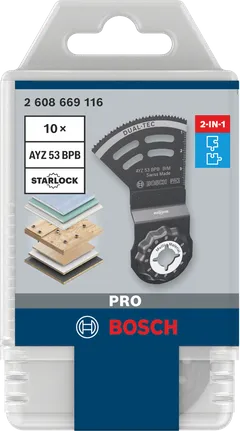 Lâminas Bosch PRO AYZ 53 BPB 53×40 mm 10 peças.