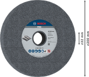 Disco de desbaste para metal Bosch PRO 200 x 25 x 32 mm G36.