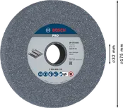 Disco de desbaste para metal Bosch PRO 175 x 25 x 32 mm G60.