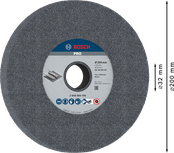 Disco de desbaste para metal Bosch PRO 200 x 25 x 32 mm G46.