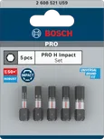 Conjunto de 5 brocas sextavadas Bosch PRO H Impact.