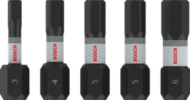 Conjunto de brocas de impacto Bosch PRO H H3-H6 25 mm para aparafusamento.