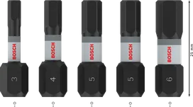 Conjunto de brocas de impacto Bosch PRO H H3-H6 25 mm, 5 unid.