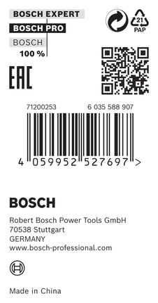 Anel de redução Bosch 20 x 1 x 16 mm.