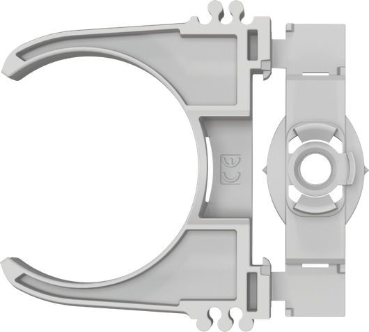 Grampo de conduta Bosch PRO EPC de 40 mm para montagem em tubo.