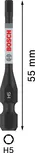 Broca de impacto sextavada Bosch PRO H5 55 mm para parafusos sextavados.
