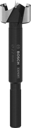 Broca Bosch EXPERT Wood Forstner, com 22 mm de diâmetro.