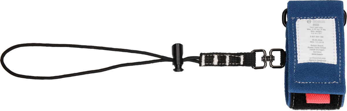 Pulseira Bosch PRO com pega redonda para fio, capacidade para 2,25 kg.