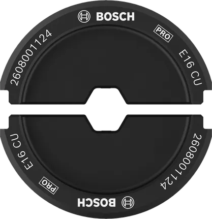 Matriz de cravação Bosch PRO E16 CU para cobre de 16 mm².
