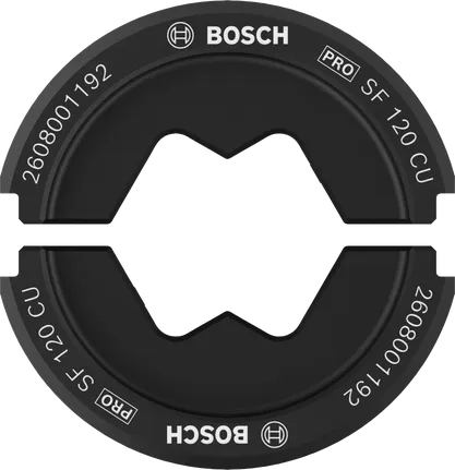 Matriz de cravação Bosch PRO SF120 CU 120 mm² para cobre.