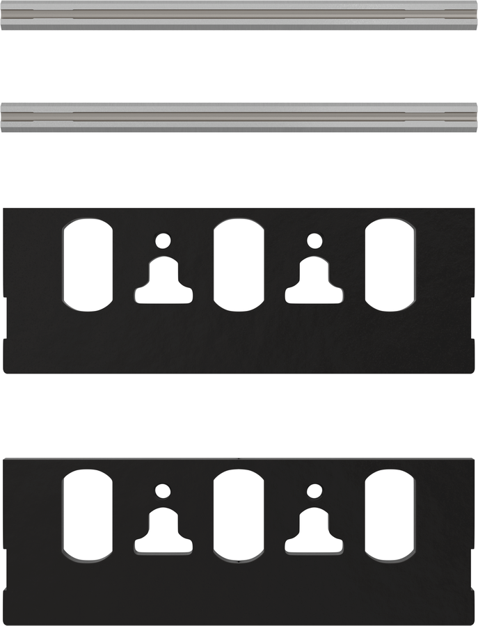 Conjunto de 4 facas para plaina Bosch PRO para um aplainamento preciso.