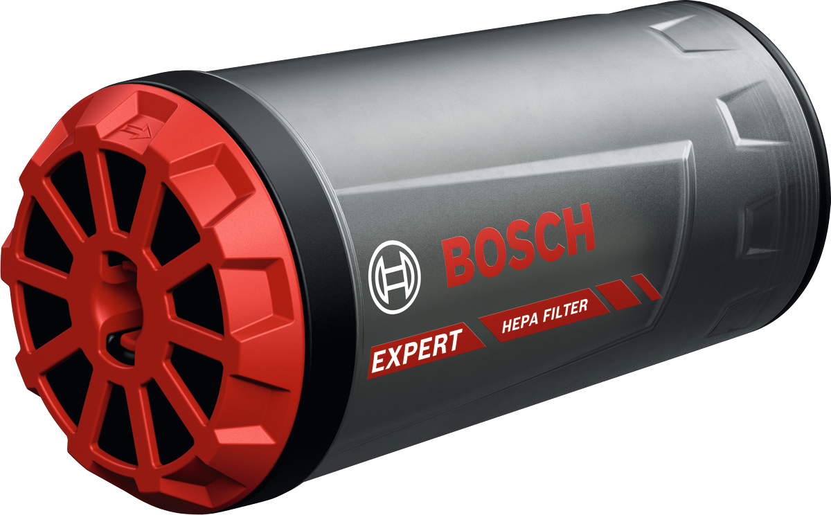 Caixa de pó Bosch EXPERT com filtro HEPA para GEX 18V-150-3.