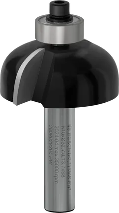 Broca de tupia Bosch PRO com raio de 10 mm e haste de 8 mm.