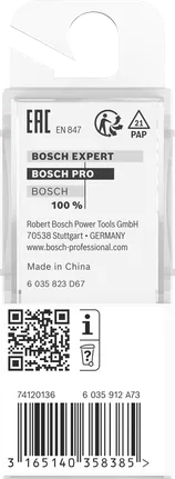 Fresa reta Bosch PRO 4×8 mm.