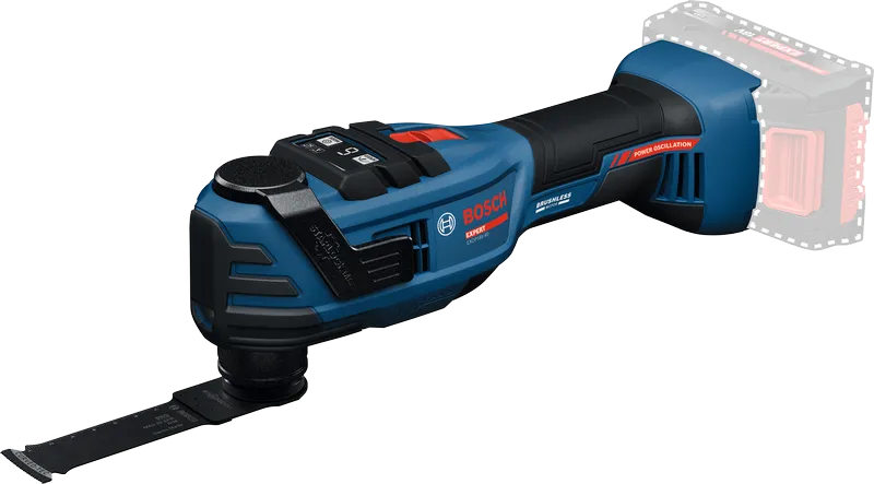 Multicortador sem fios Bosch EXOP18V-40 com bateria de 4 Ah.