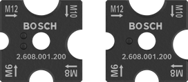 Conjunto de matrizes de corte Bosch PRO M6 M8 M10 M12 para roscagem.