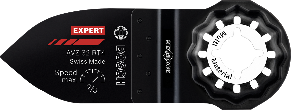 Acessório de lixa de dedo em carboneto Bosch EXPERT AVZ 32 RT4.