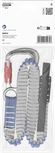 Cordão de segurança Bosch PRO para cargas pesadas de 16 kg com mosquetão e laço de corda plana.