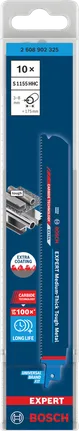 Lâminas de serra para metal Bosch S1155HHC 3/8″, embalagem de 10.