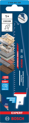 Disco de demolição Bosch EXPERT S969XHM multimaterial com lâmina em carboneto.