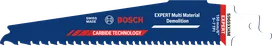 Disco de demolição Bosch EXPERT S969XHM multimaterial com lâmina em carboneto.