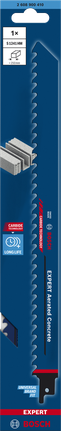 Lâmina de serra alternativa Bosch EXPERT para betão celular S1241HM.