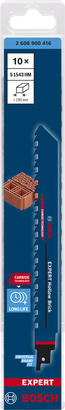 Pacote de lâminas de serra alternativa Bosch EXPERT Hollow Brick S 1543 HM.