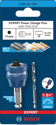 EXPERT Power Change Plus com broca de centrar