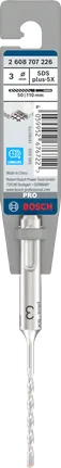 Broca para berbequim de impacto Bosch PRO SDS plus-5X 3 x 50 x 100 mm.