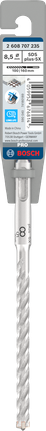 Broca para berbequim de impacto Bosch PRO SDS plus-5X 8,5 x 165 mm.