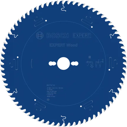 Lâmina de serra circular Bosch EXPERT Wood 300 mm T72 para madeira.