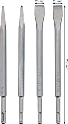 Conjunto PRO SDS plus-4C