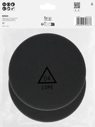 Esponja de polimento Bosch 125 mm 2 peças.