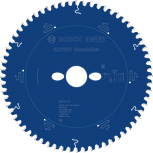 Disco de serra circular Bosch Expert para alumínio, adequado para corte de metal.