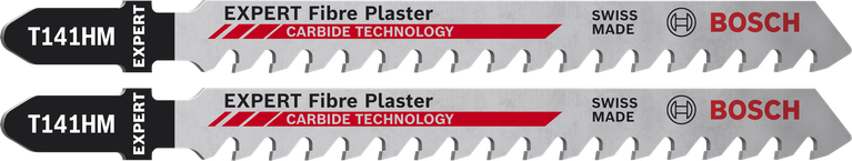 Lâminas de serra tico-tico Bosch EXPERT Fiber Plaster T141HM, dentes em carboneto.
