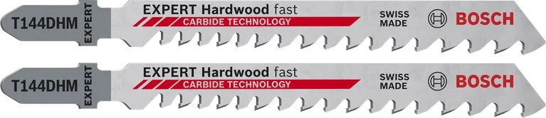 Lâminas de serra tico-tico em carboneto Bosch EXPERT Hardwood Fast T144DHM.