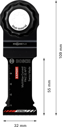 Lâmina de corte profundo em carboneto Bosch EXPERT PAIZ 32 APIT, 32 mm.