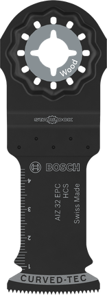 Lâmina de corte para madeira Bosch Starlock AIZ 32 EPC, 32 x 50 mm.
