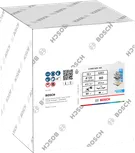 Disco de lixa Bosch X451 de 125 mm G80, caixa de 15 unidades.