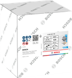 Disco de lixa Bosch X451, 115 mm, G120, caixa de 15 unidades.